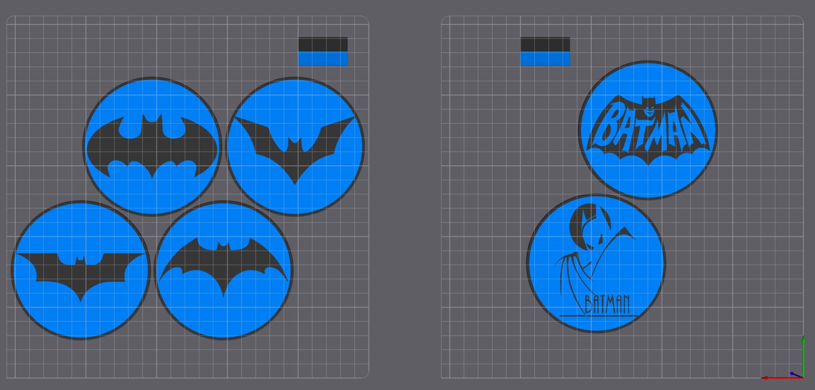 #565 Batman Coasters Set of 6 — vue 5