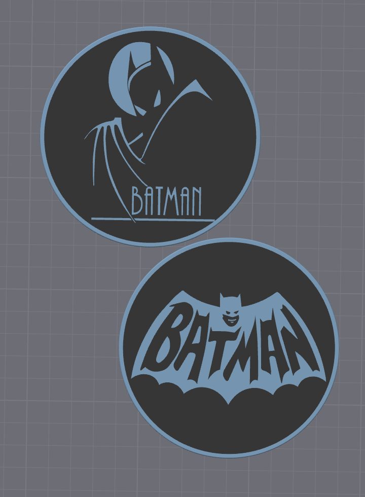 #565 Batman Coasters Set of 6 — vue 6