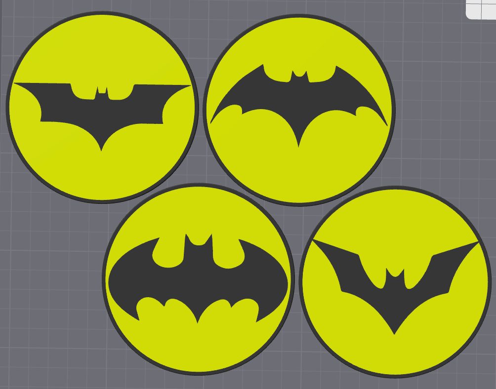 #565 Batman Coasters Set of 6 — vue 8