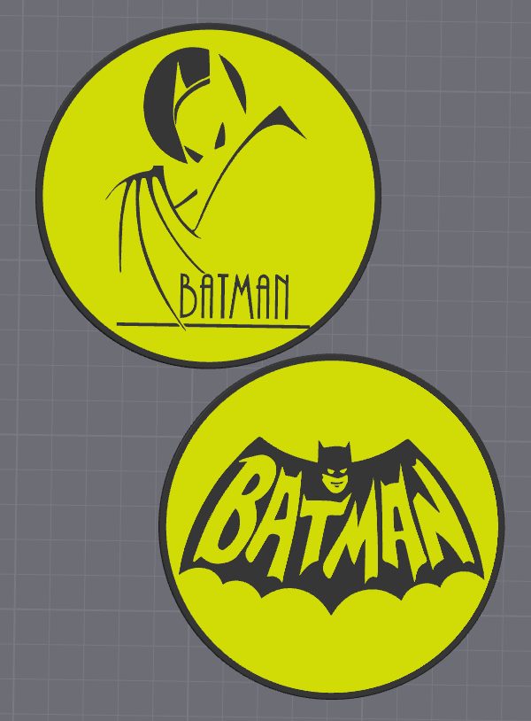 #565 Batman Coasters Set of 6 — vue 9