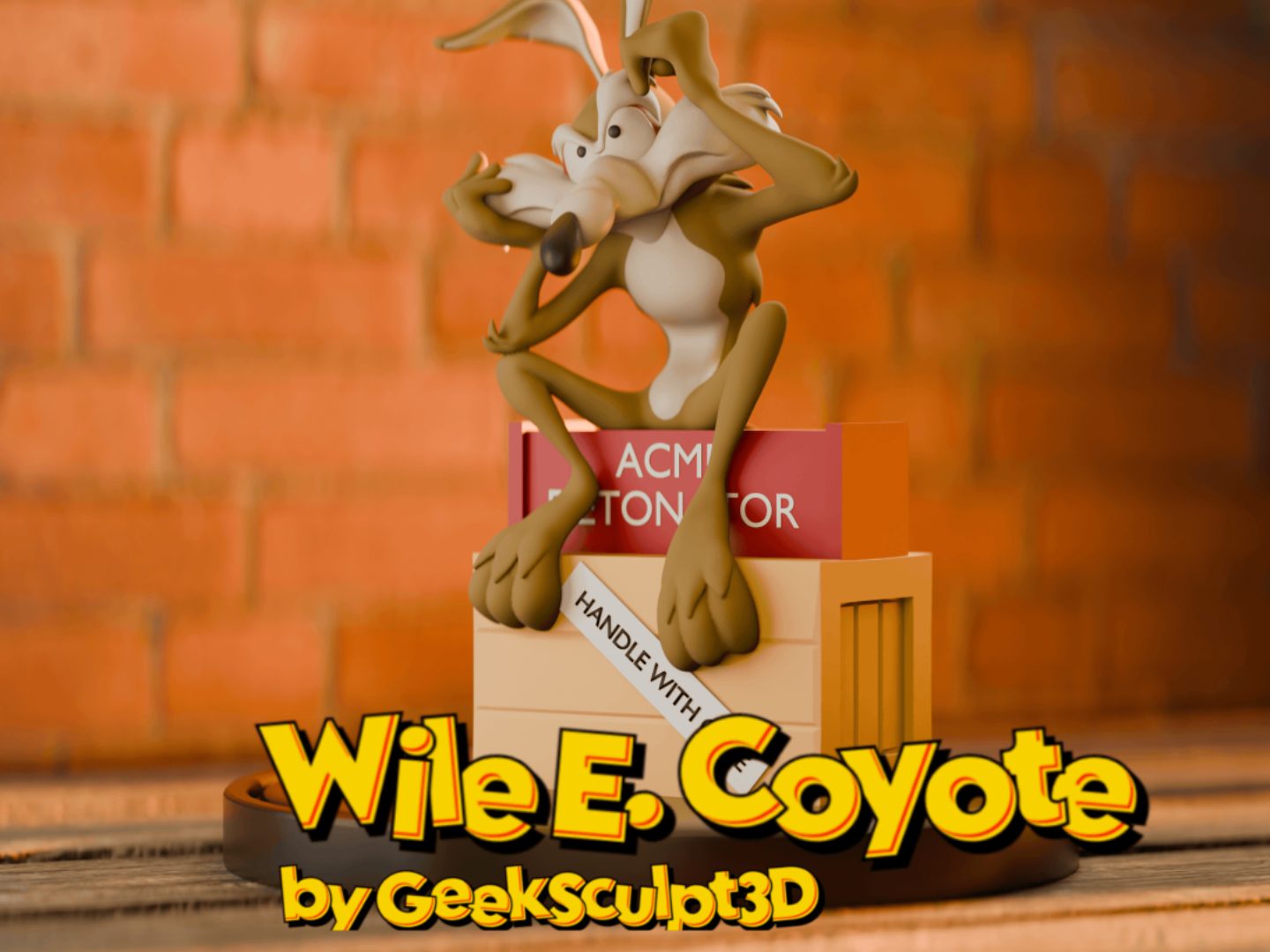 #583 Wile E. Coyote Sculpture - Looney Tunes Art — vue 2