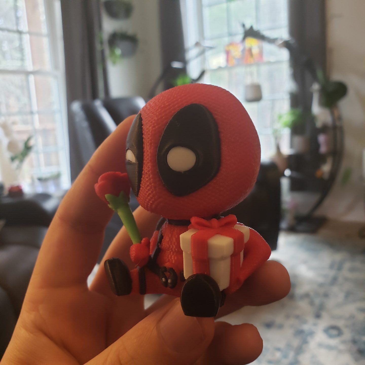 #605 Deadpool Chibi Valentine — vue 3