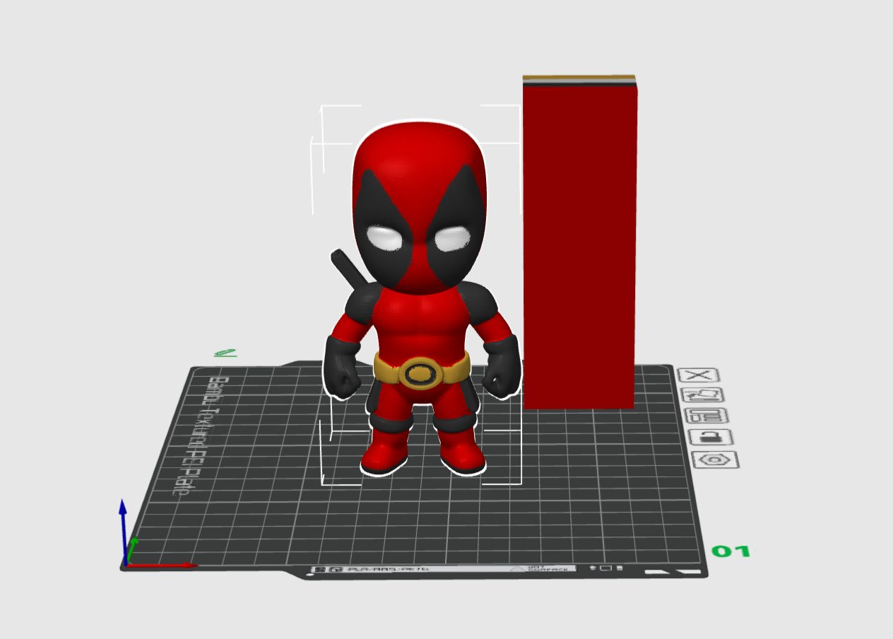 #608 Cute Deadpool Statue - Big Head — vue 14