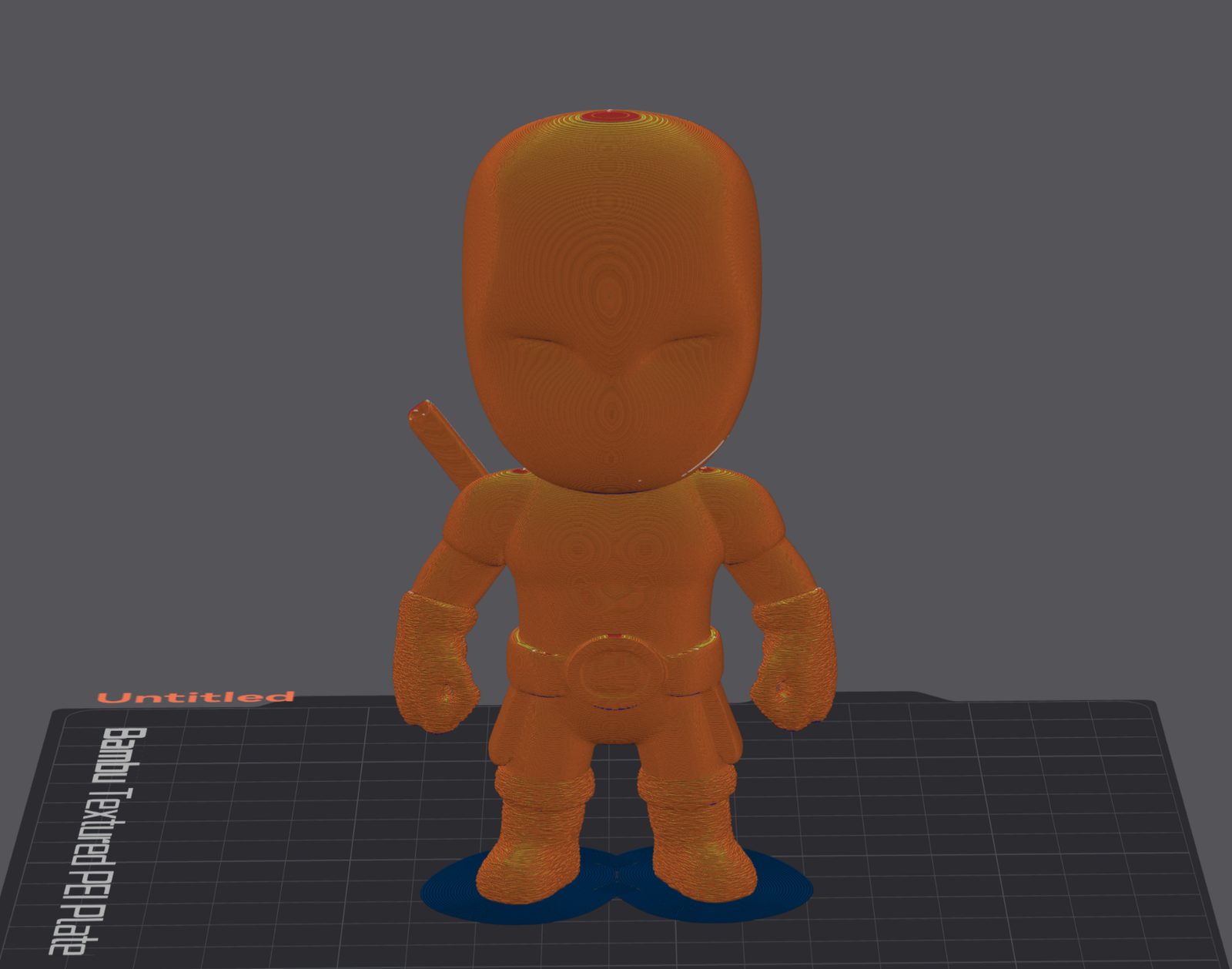 #608 Cute Deadpool Statue - Big Head — vue 15
