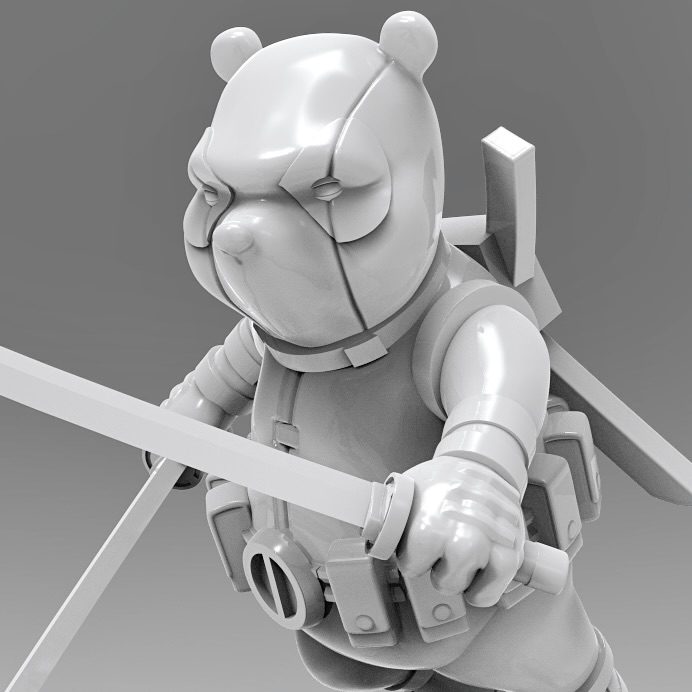 #614 Deadpool Winnie the Pooh — vue 8
