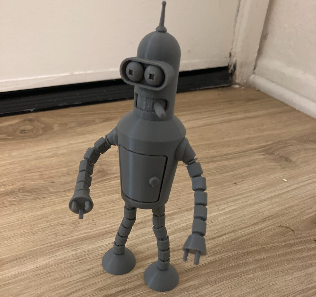 #633 Bender Figurine (Modular, No Glue Required) — vue 1