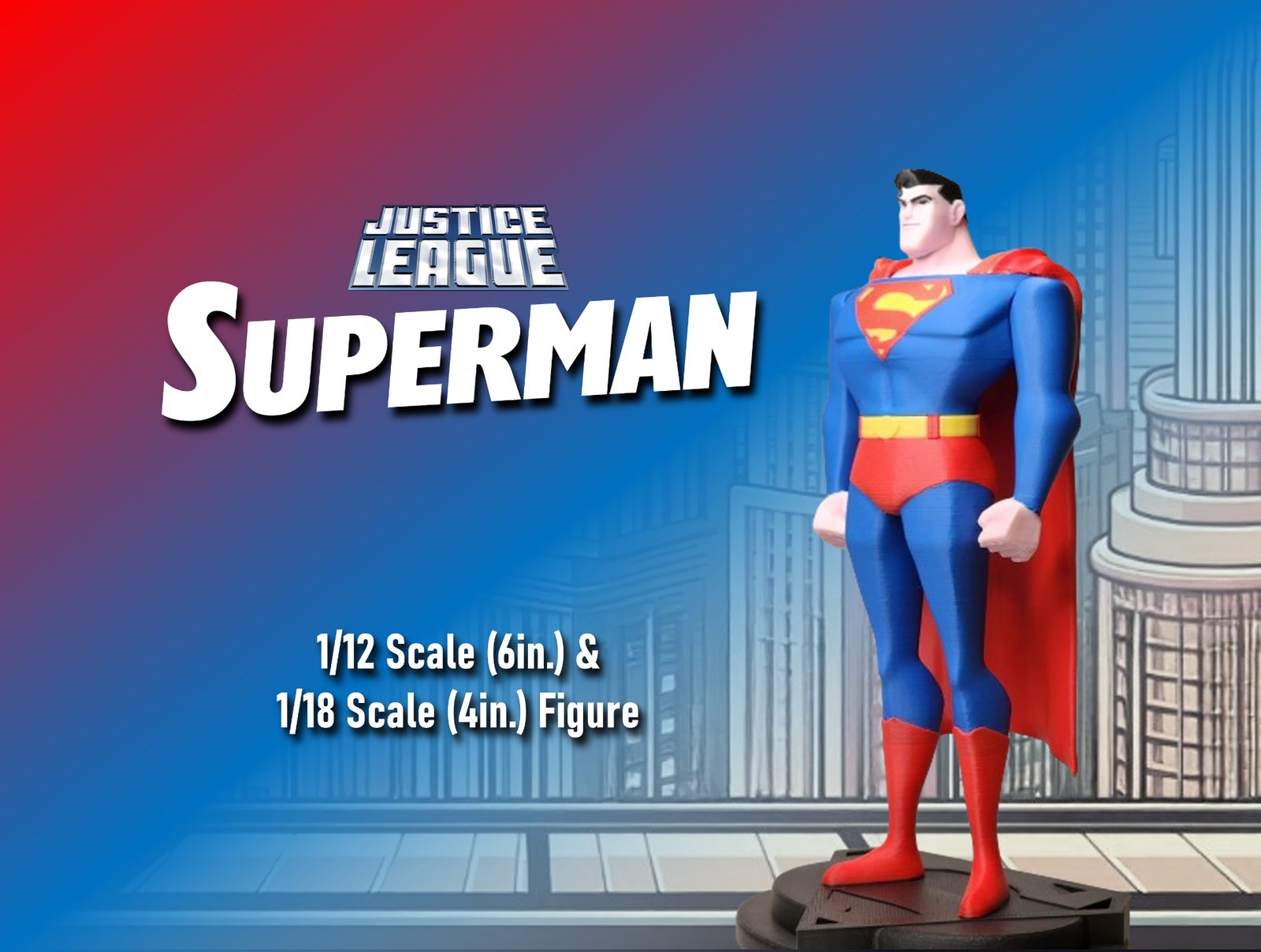 #667 Superman Justice League Unlimited Figure — vue 3