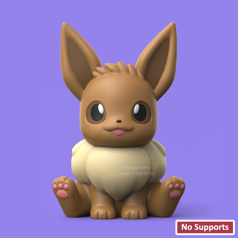 #671 Pokemon-Chibi Eevee (NO SUPPORT) — vue 1