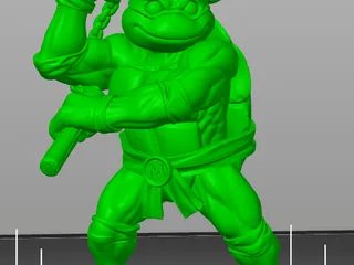 #673 Michelangelo Miniature - Shredder's Revenge — vue 1