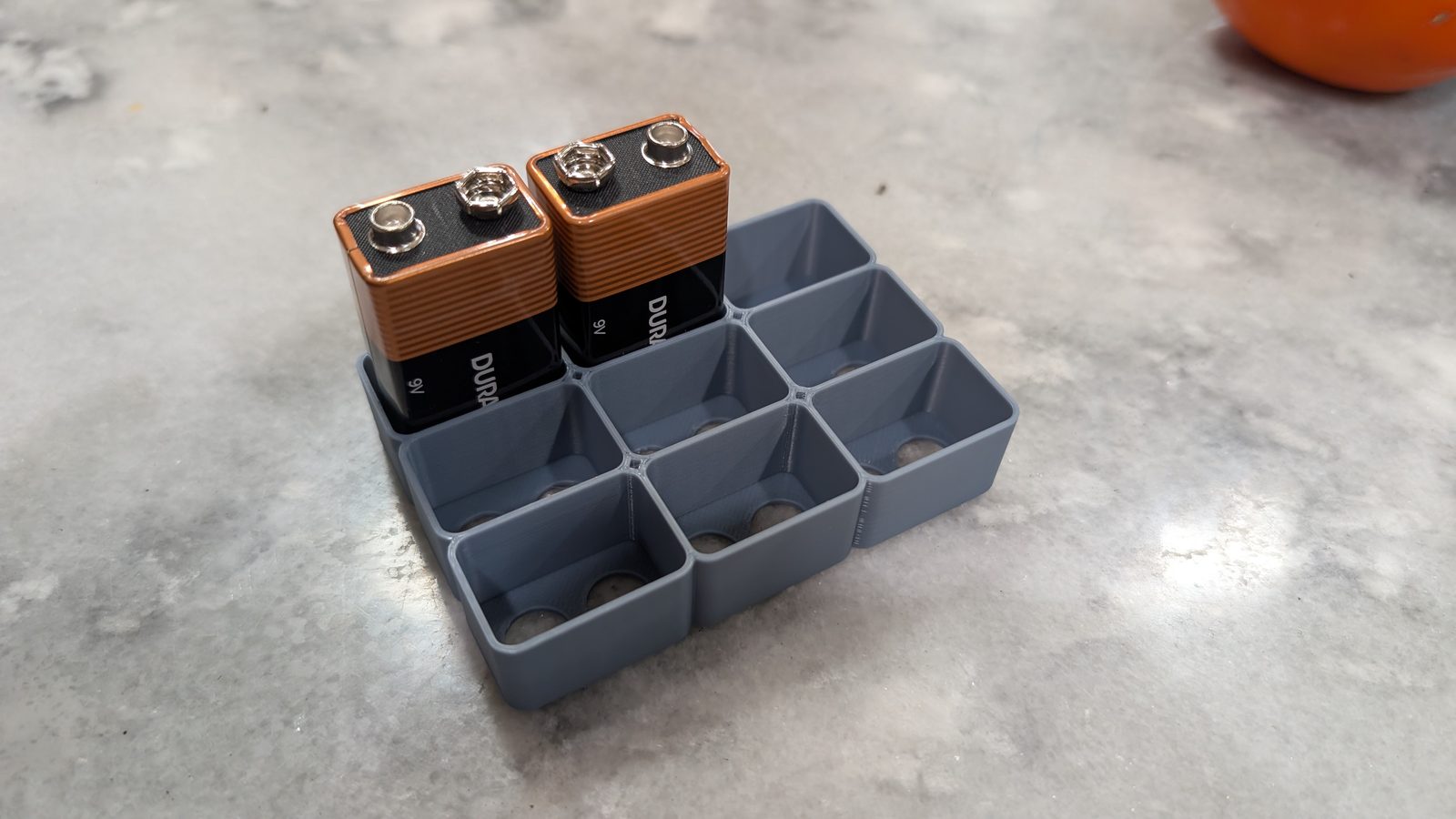#686 9V Battery Holder - Parametric — vue 4