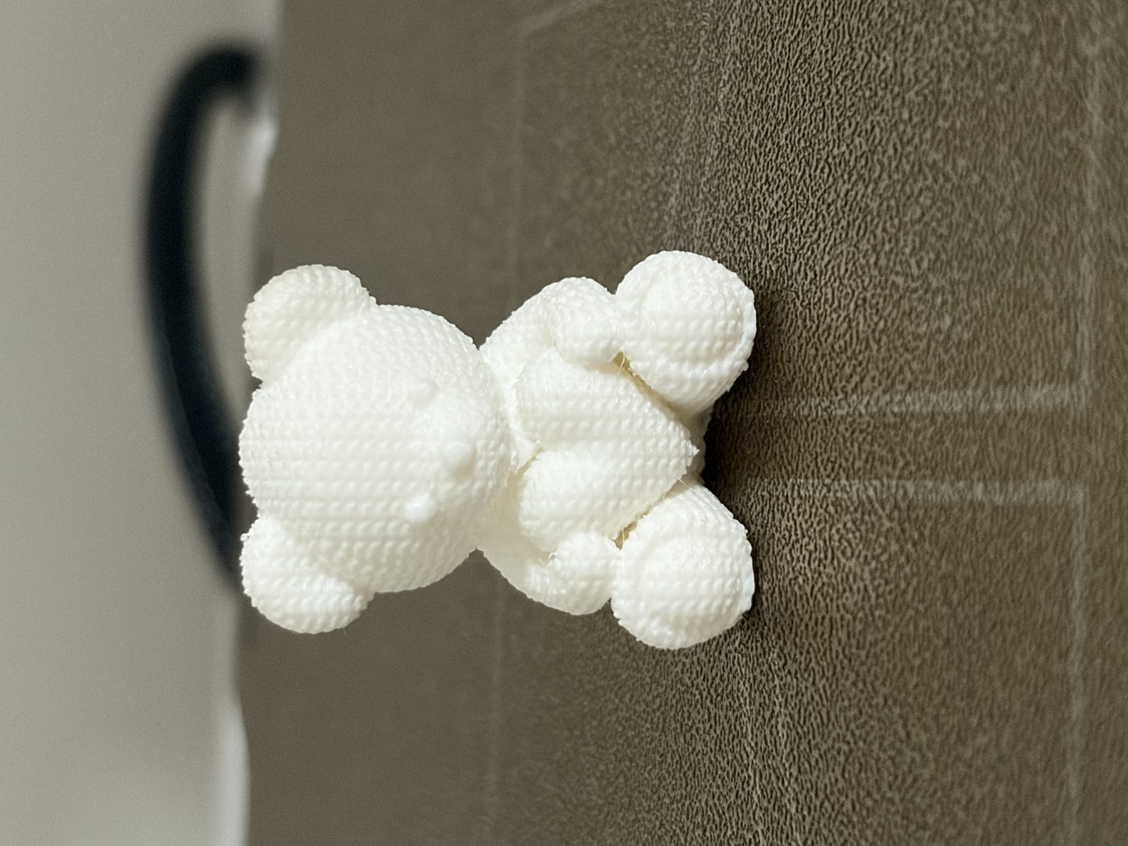 #697 Knitted Valentine's Day Teddy Bear — vue 12