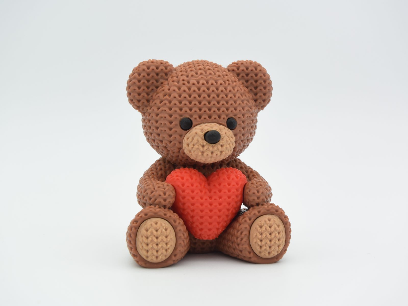 #697 Knitted Valentine's Day Teddy Bear — vue 13