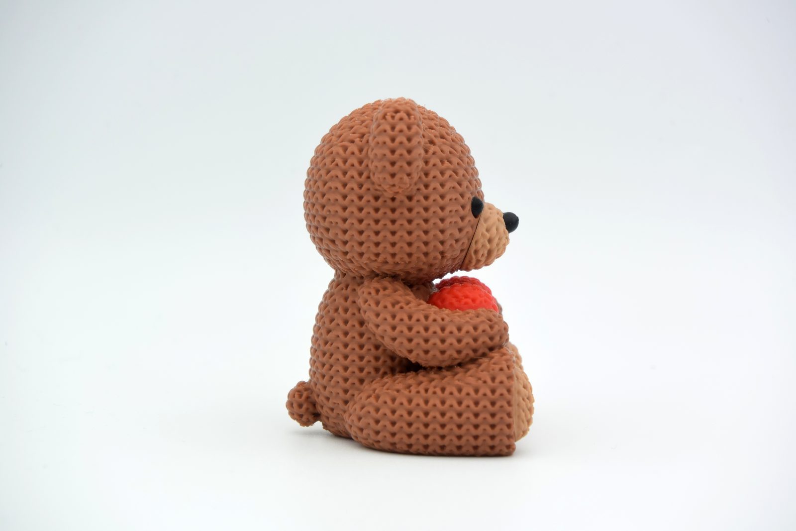 #697 Knitted Valentine's Day Teddy Bear — vue 14