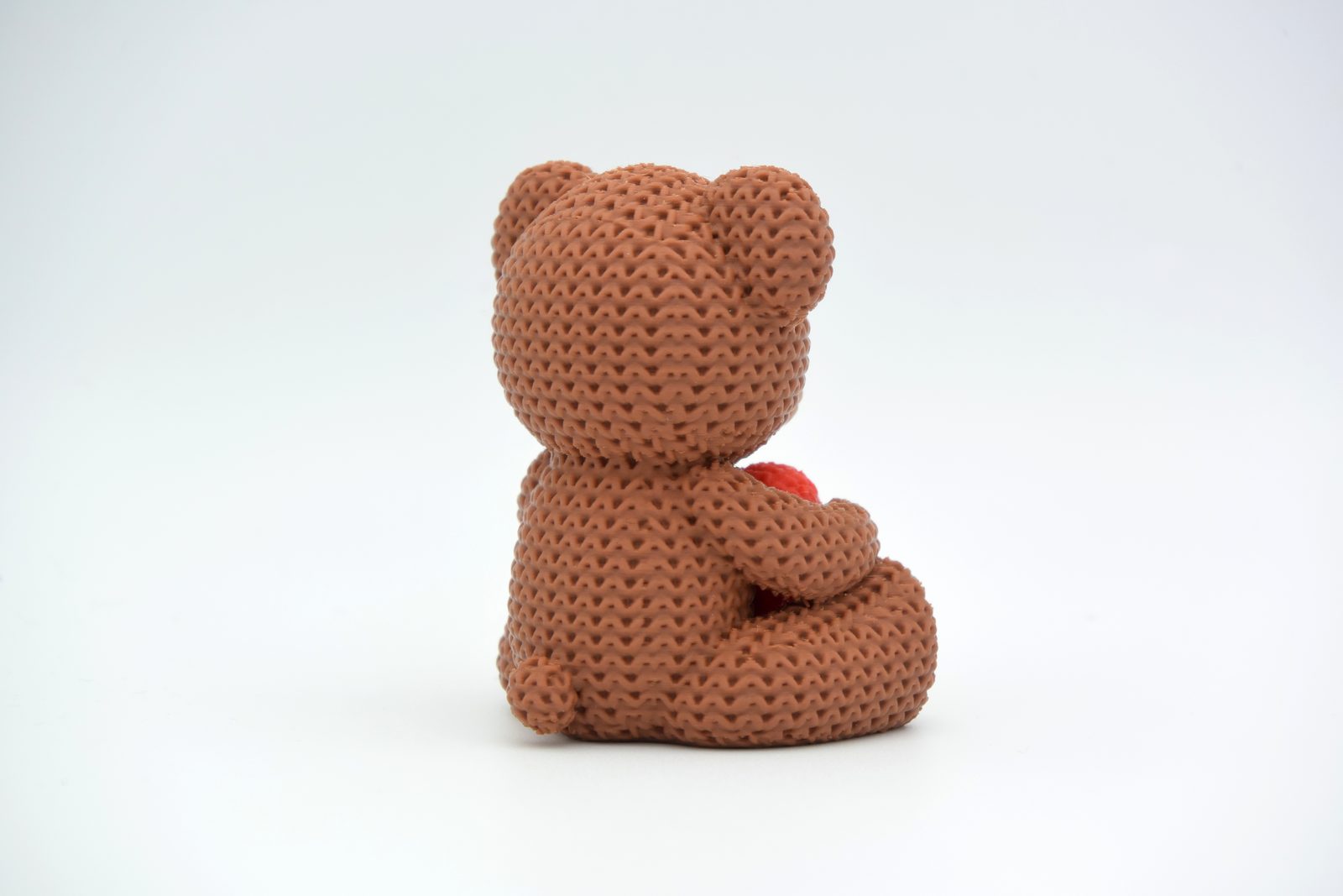 #697 Knitted Valentine's Day Teddy Bear — vue 15