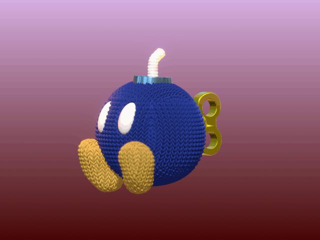 #724 Cute Knitted Super Mario Bob-omb — vue 14