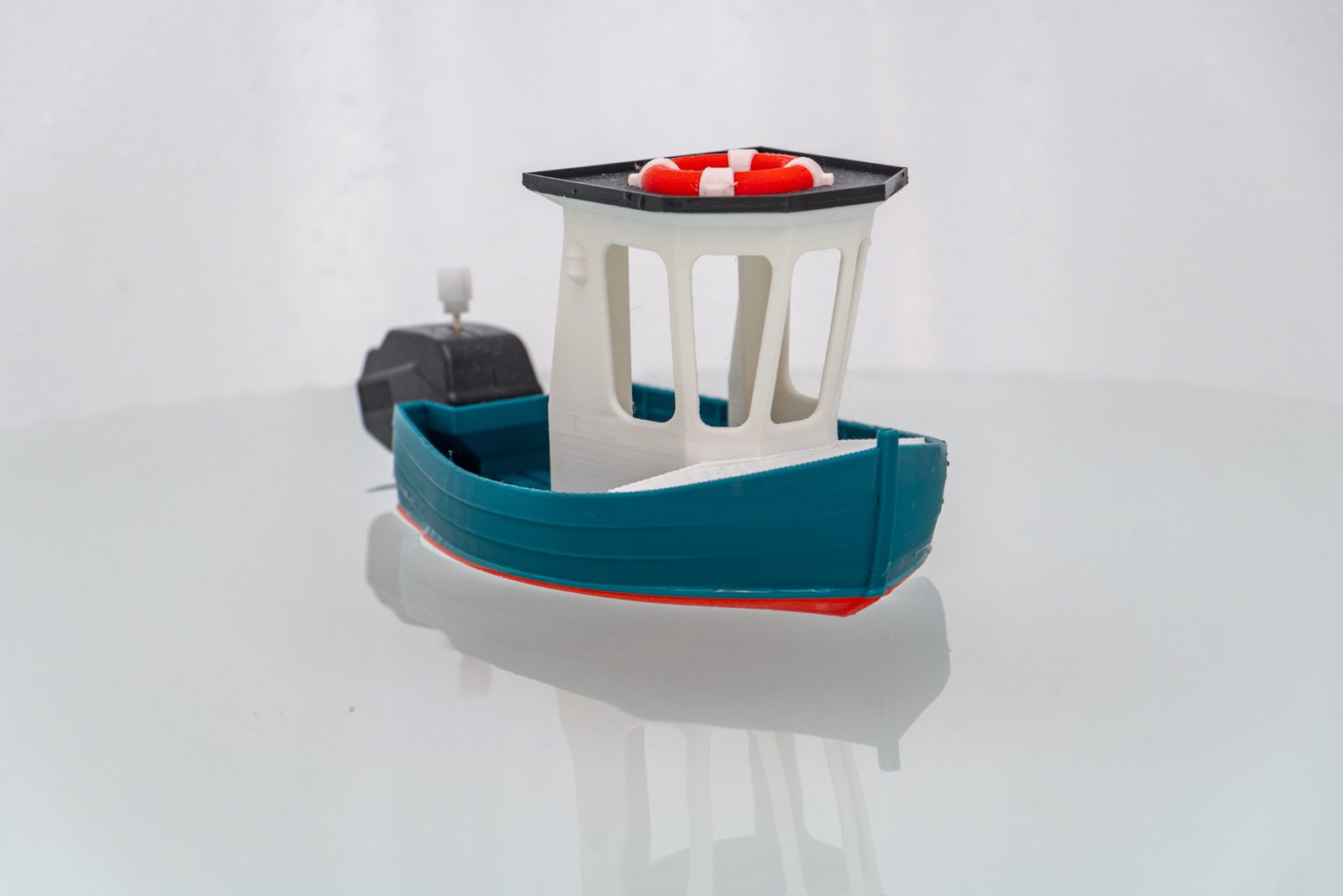 #737 Boat Model 010 - The windup-motor boat — vue 20