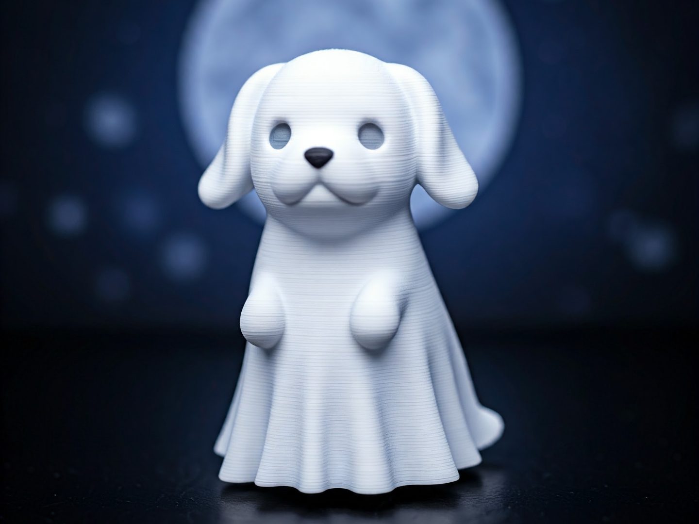 #743 Cute Ghost Dog — vue 5