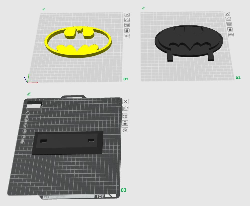 #768 Logo 3D Batman - DC Comics — vue 6