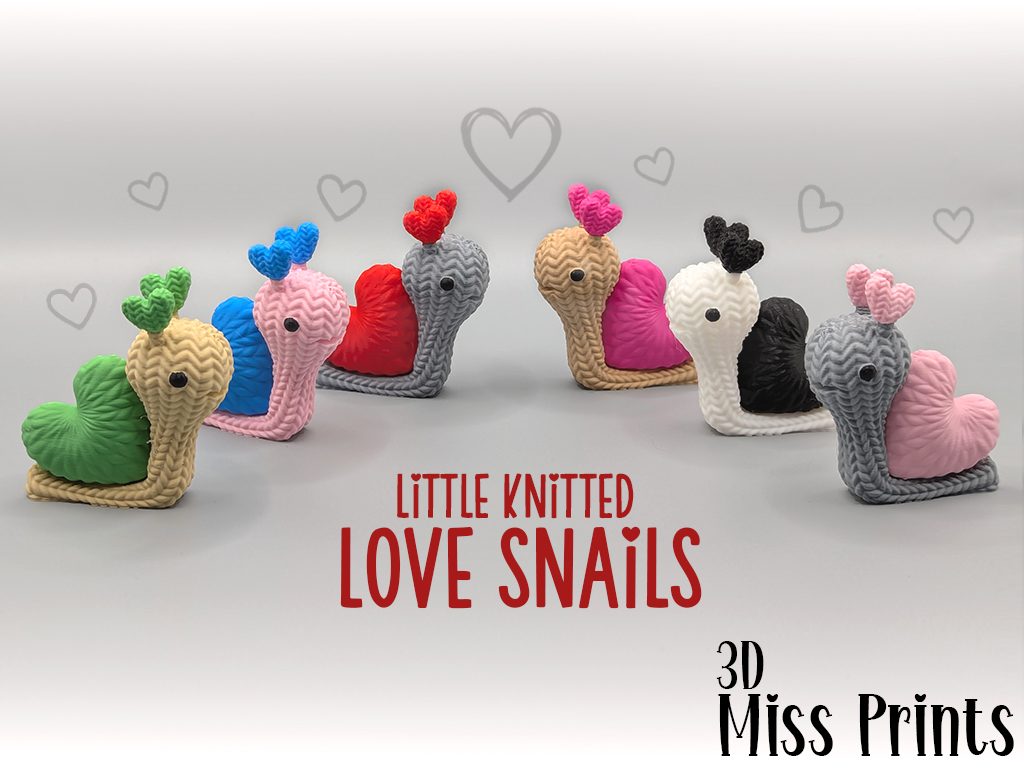 #786 knitted Love Snails — vue 9