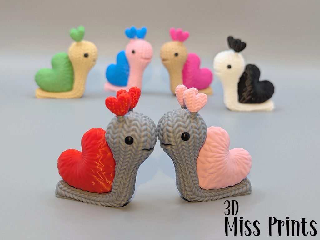 #786 knitted Love Snails — vue 11