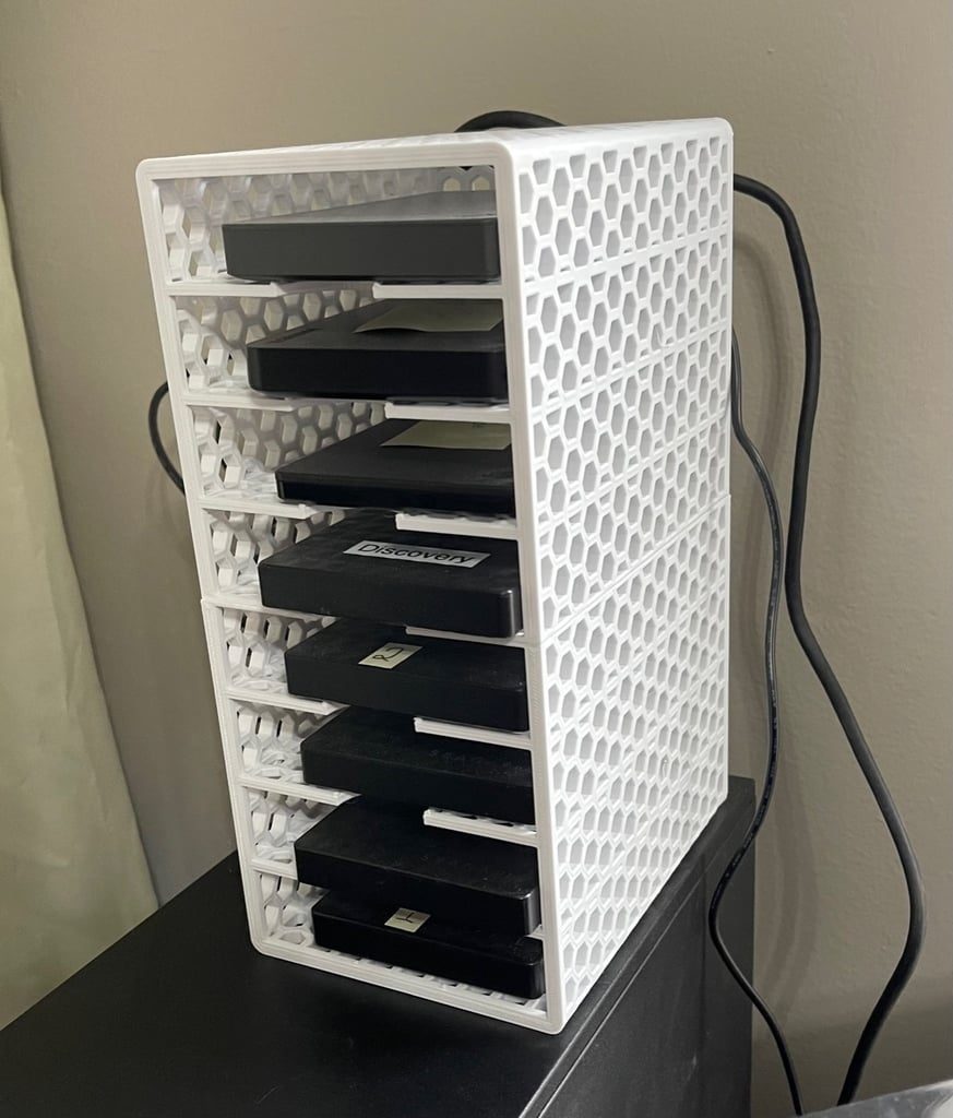 8 Bay External Hard Drive Rack for NAS — vue 1