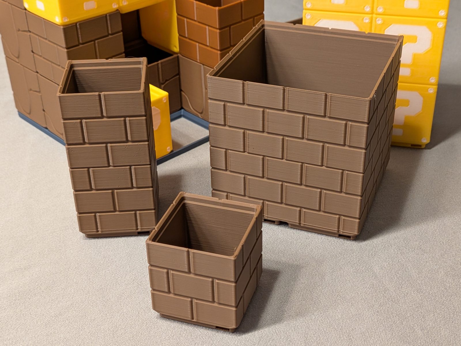 8bitfinity Brick Block Super Mario Bros Gridfinity — vue 1