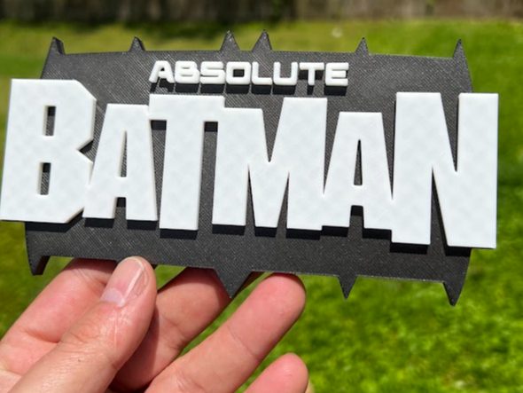 Absolute Batman Logo - Bar Magnet - 4 - 6 inch — vue 1