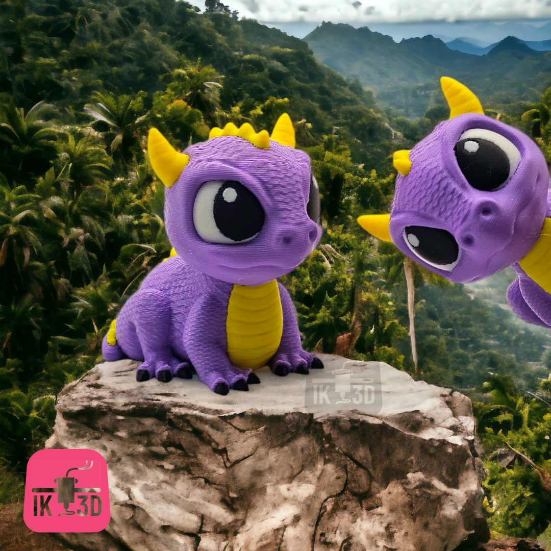 Adorable Baby Dragon / No Supports — vue 1