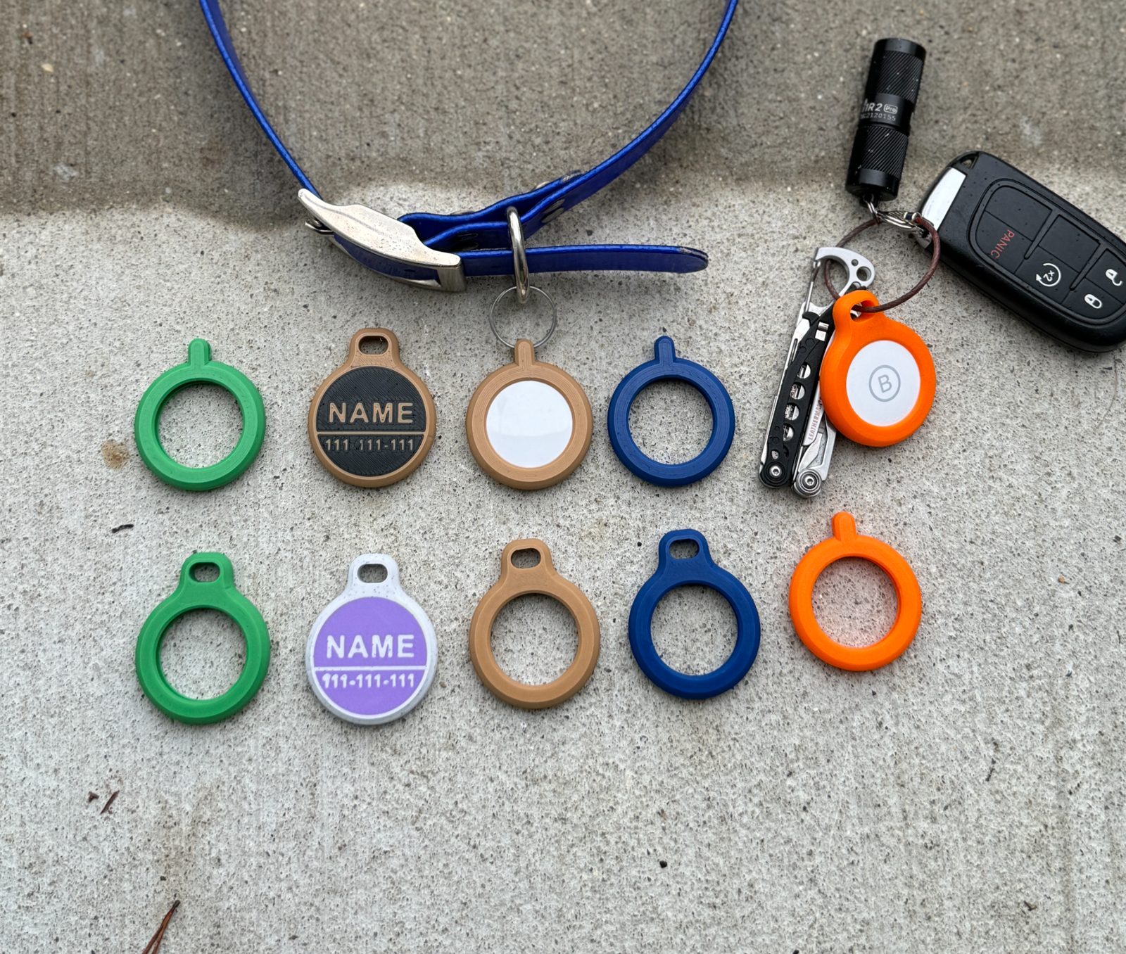 AirTag Holder Customizable — vue 1