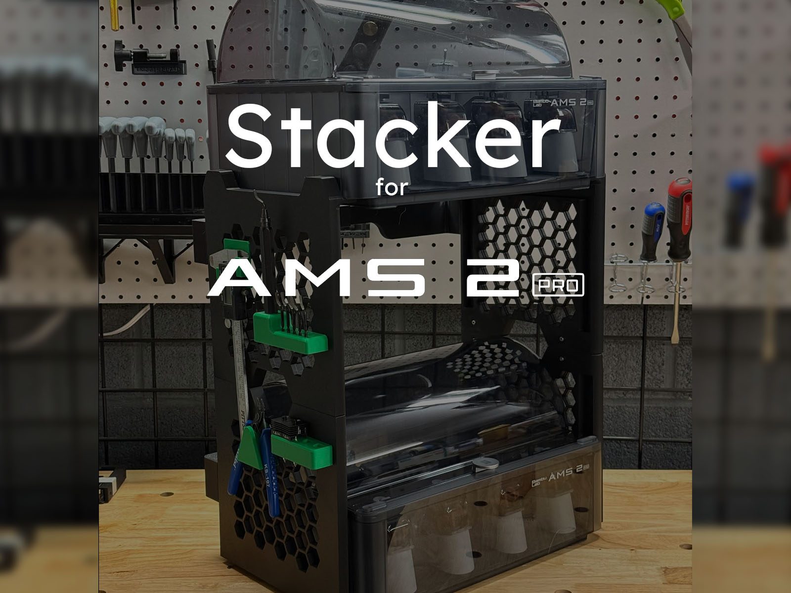 AMS 2 Pro Stacker | Stack Multiple AMS 2 Pro Units — vue 1