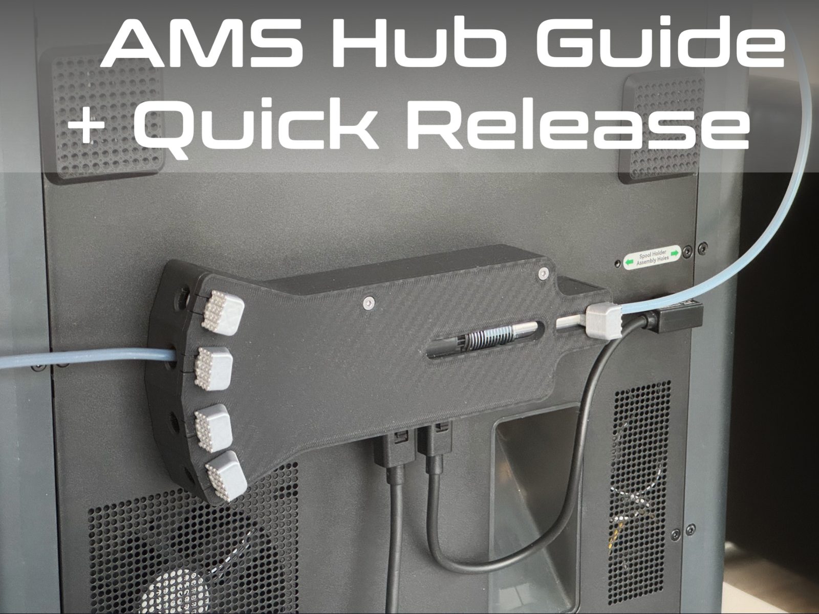 AMS Hub Guide + Quick Release — vue 1