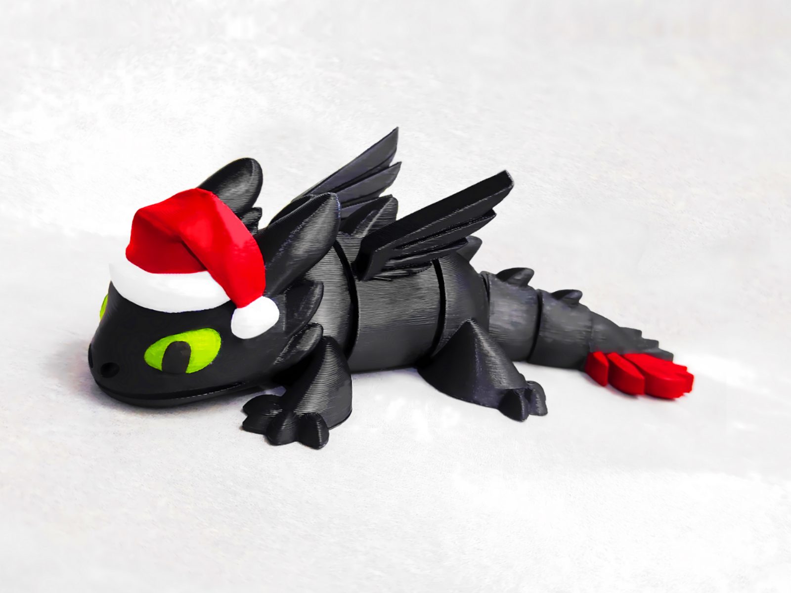 Articulated Christmas toothless Night Fury — vue 1