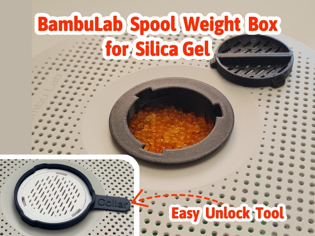 Bambu Lab Spool Weight / Silica Gel for Bambu AMS — vue 1