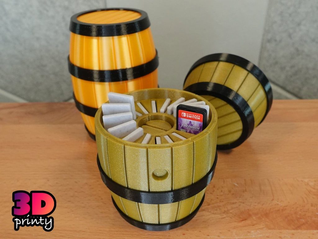 Barrel Storage for Nintendo Switch Game Cartridges — vue 1