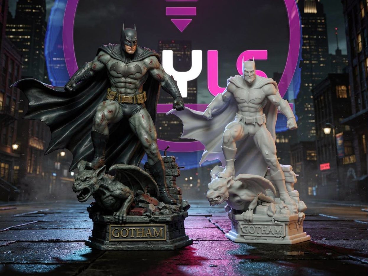 BATMAN FIGURA VIGILANDO DESDE LA TORRE — vue 1