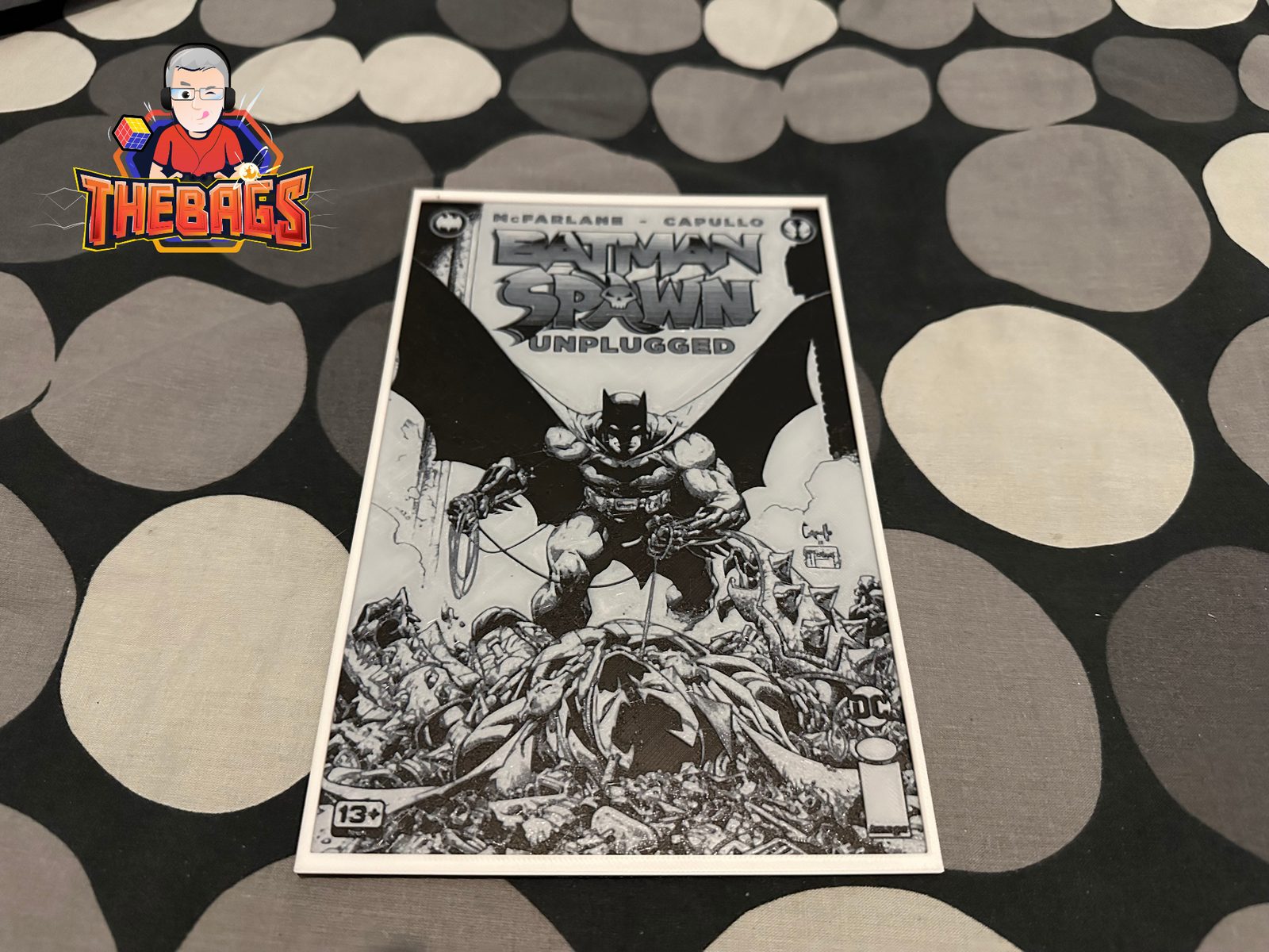 Batman Spawn Unplugged #1 Cover (2023) - HueForge — vue 1