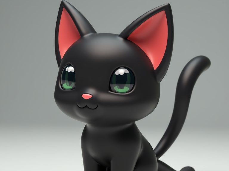 Black cat — vue 1