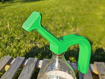 Bottle watering spout - (print in place) — vue 1