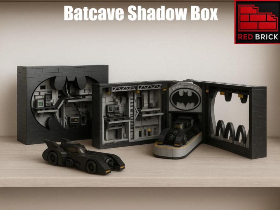 Brick Batcave Shadow Box Set — vue 1