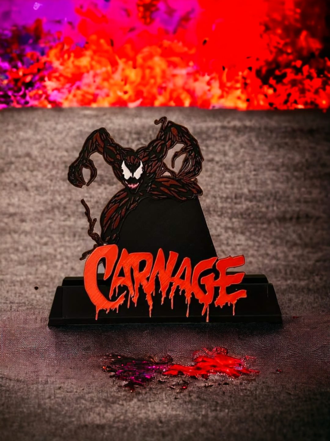 Carnage - Comic Book Display Stand — vue 1