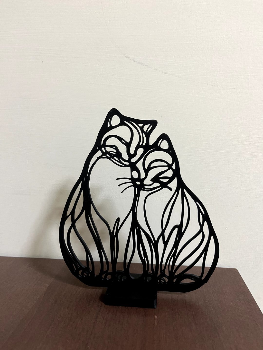 Cat Couple Table Decoration — vue 1