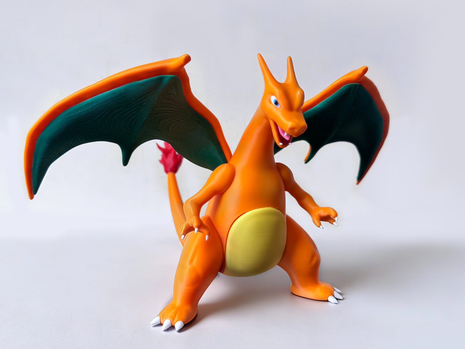 Charizard宝可梦006喷火龙-站姿分色打印 — vue 1