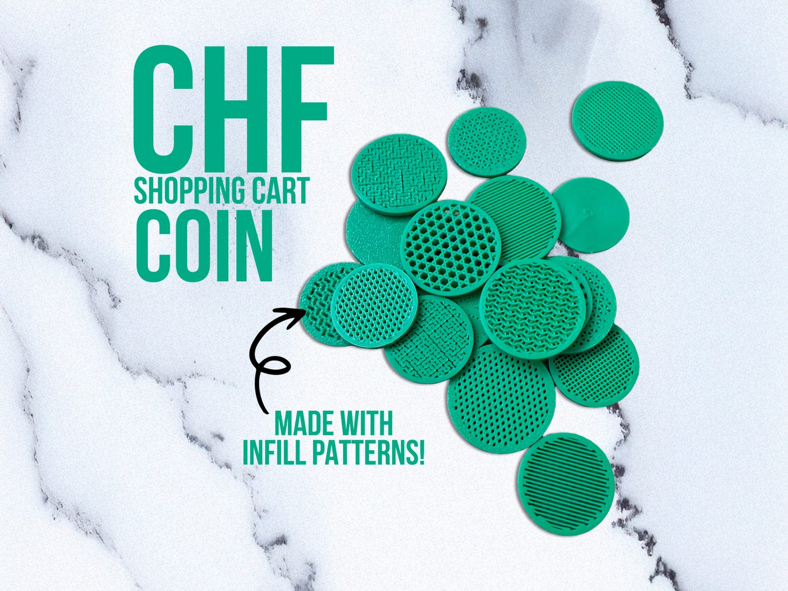 CHF Shopping Cart Coin (1CHF/2CHF) — vue 1