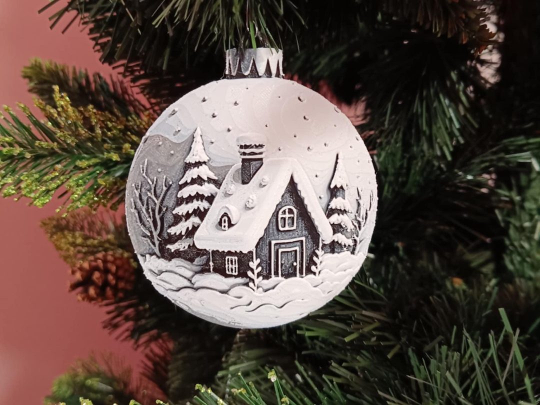 Christmas gingerbread house bauble/ornament ( A ) — vue 1