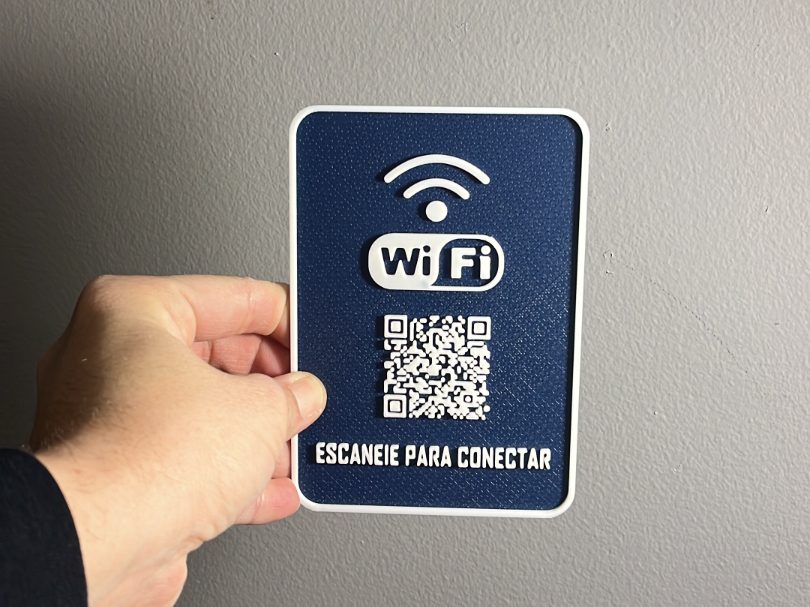 CONECTE AO WIFI COM QR CODE - EDITAVEL — vue 1