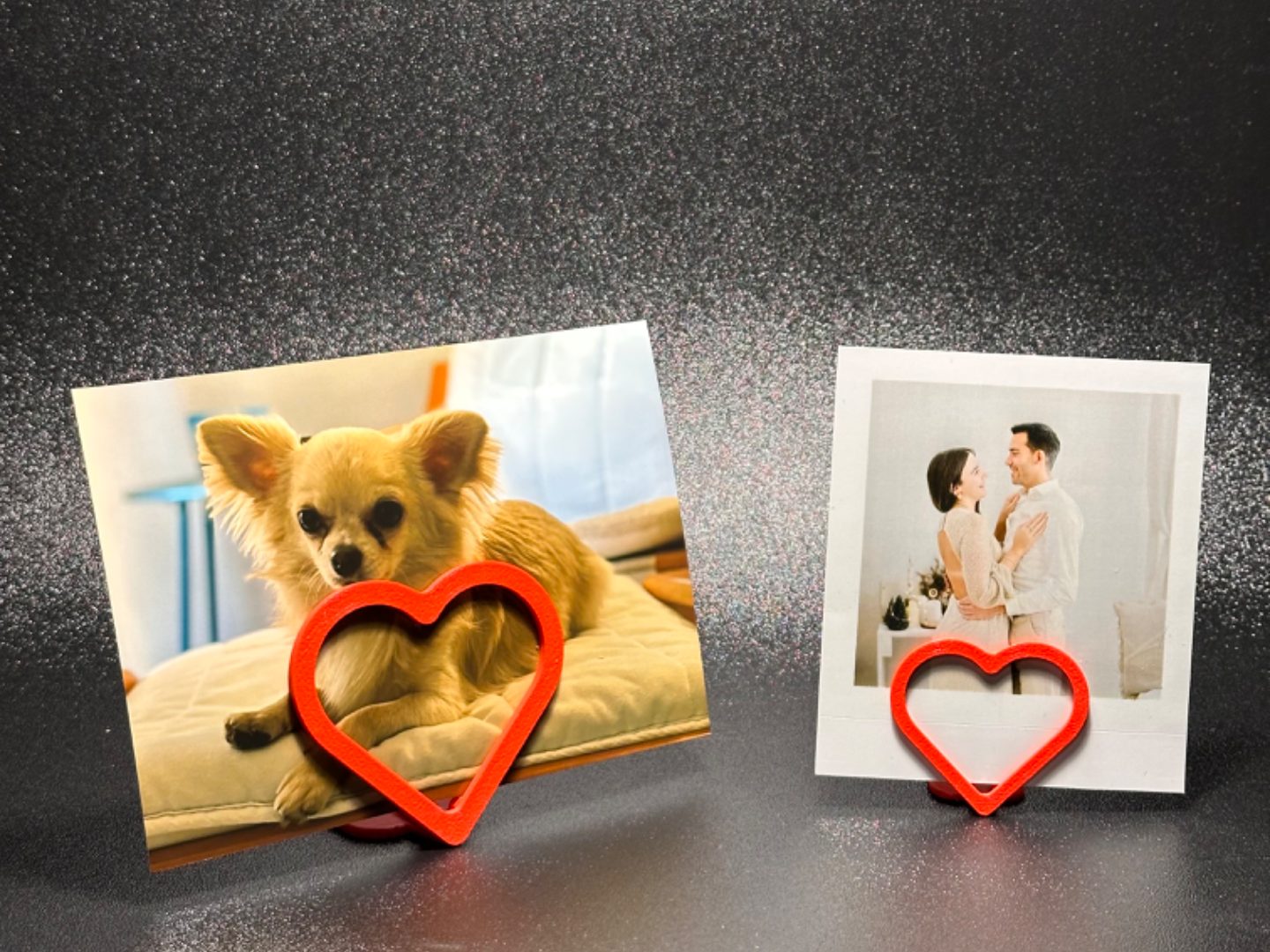 CUORE porta foto cornice san Valentino regalo — vue 1