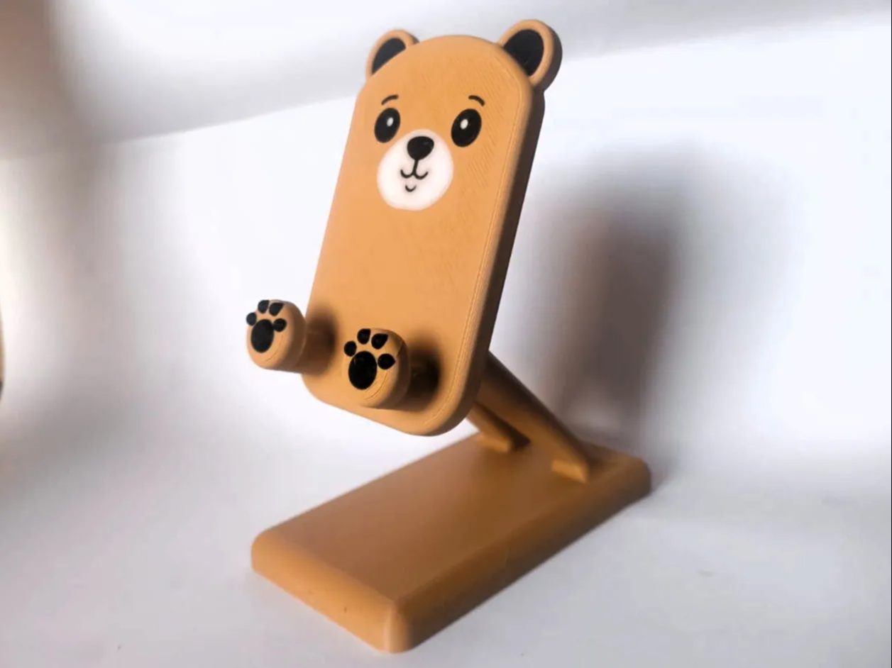 cute bear phone holder — vue 1
