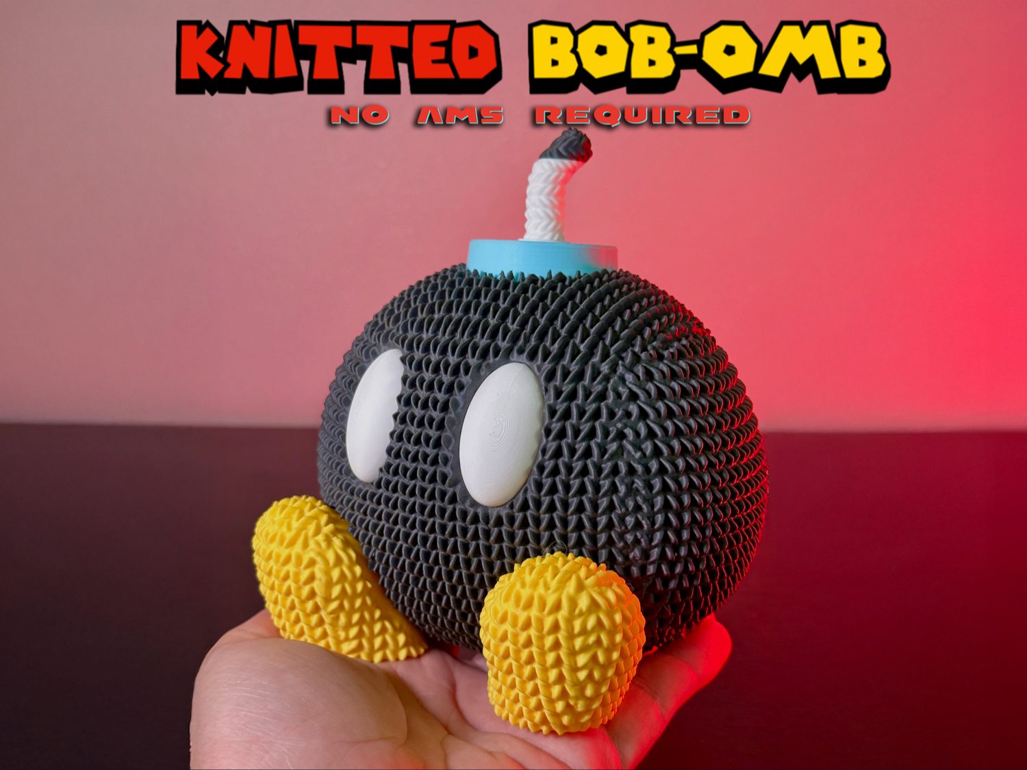 Cute Knitted Super Mario Bob-omb — vue 1