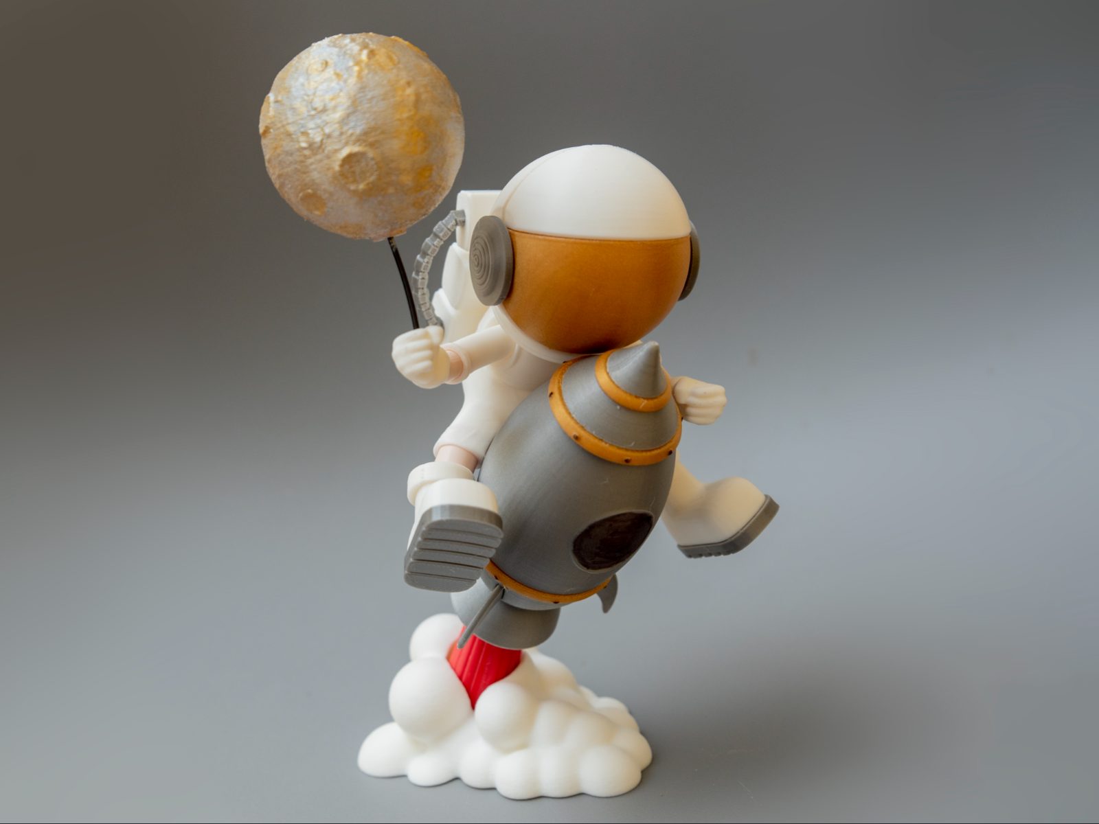 Cute Space Explorer - Little astronaut — vue 1