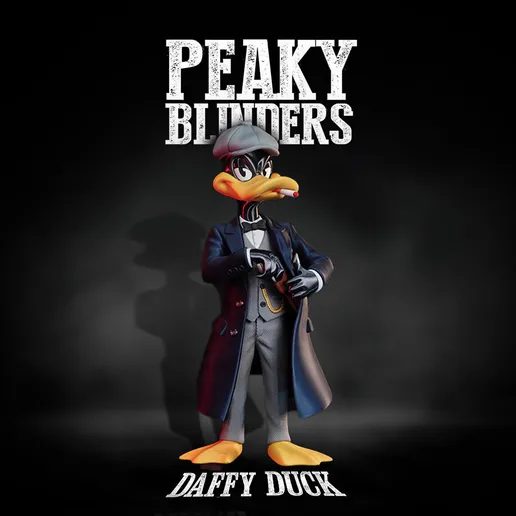 Daffy Duck – Peaky Blinders Urban Vibes Multi-Part 3MF — vue 1
